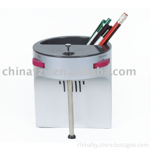PEN HOLDER WITH FM RADIO